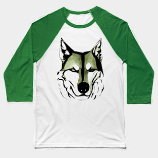 wolf dog Baseball T-Shirt